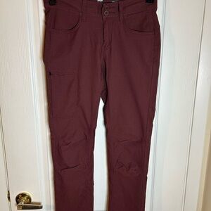 Prana Burgundy Hiking Pants 2